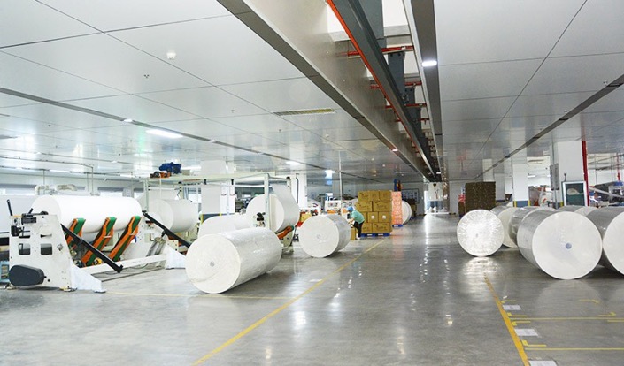 Paper product production line