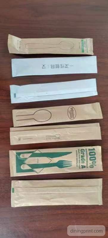 Diningprint factory-direct custom chopstick paper sleeve samples